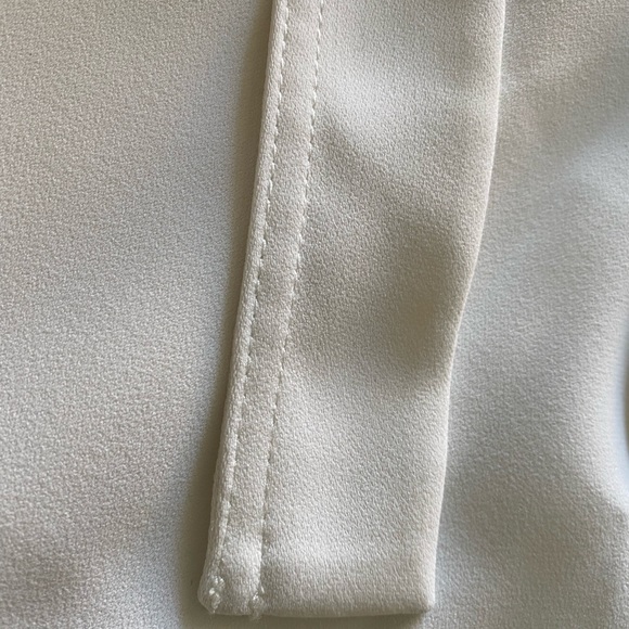 Club Monaco White Wide Leg Pants Size 00 - Picture 9 of 14